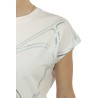 T-Shirt Herno Interlock Bianco/Azzurro